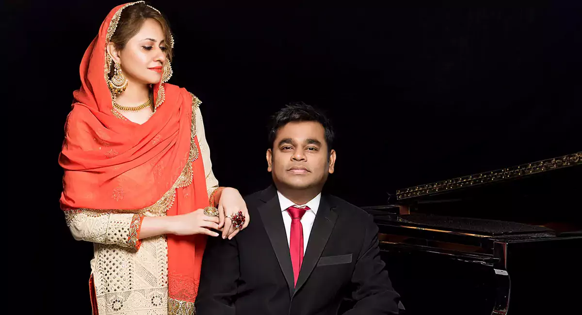 A.R. Rahman with His Wife Saira