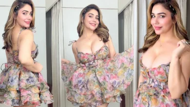 Kangna Sharma Defines Summer Glamour In Floral Mini Dress