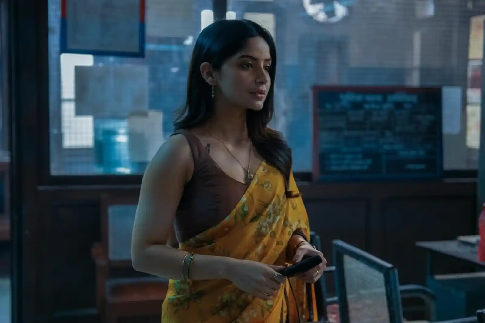 Kashmira Pardeshi as Bharti (Arvind’s wife, caught in a complicated web).