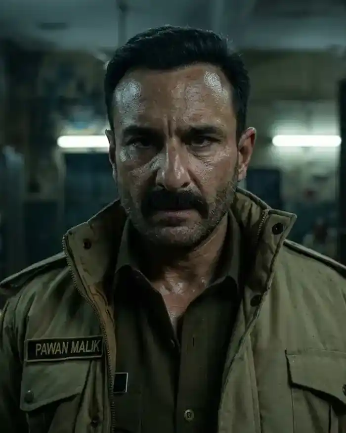 Saif Ali Khan as SHO Pawan Malik in kartavya